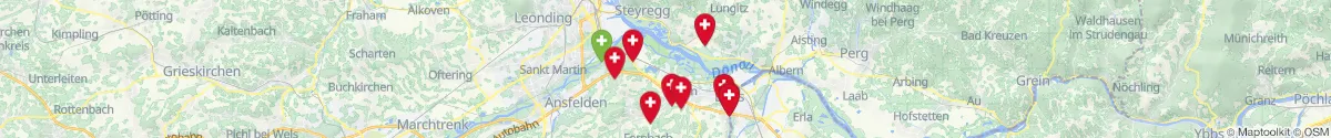 Map view for Pharmacies emergency services nearby Asten (Linz  (Land), Oberösterreich)